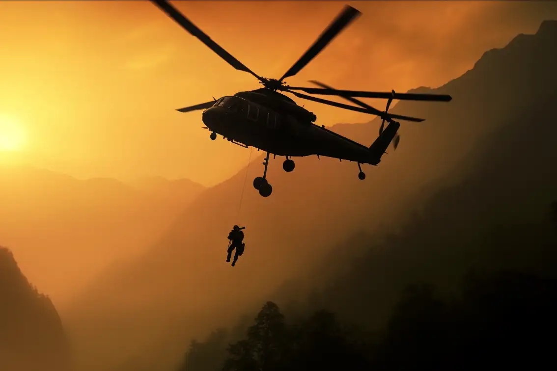 indian army helicoptor ai photo